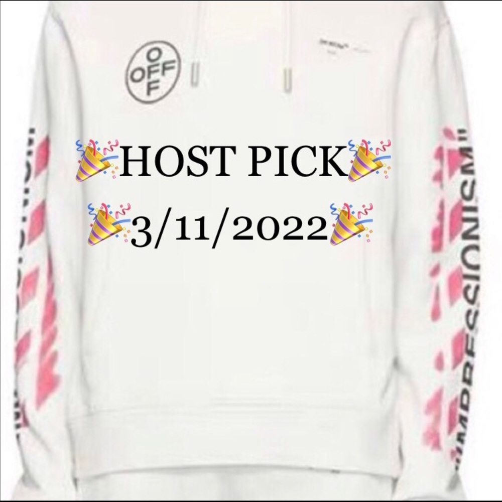 āSOLDāšHP x 2šOff-Whiteš„AUTH Graffiti Arrows Hoodieš„Official PBš„ - Picture 6 of 16